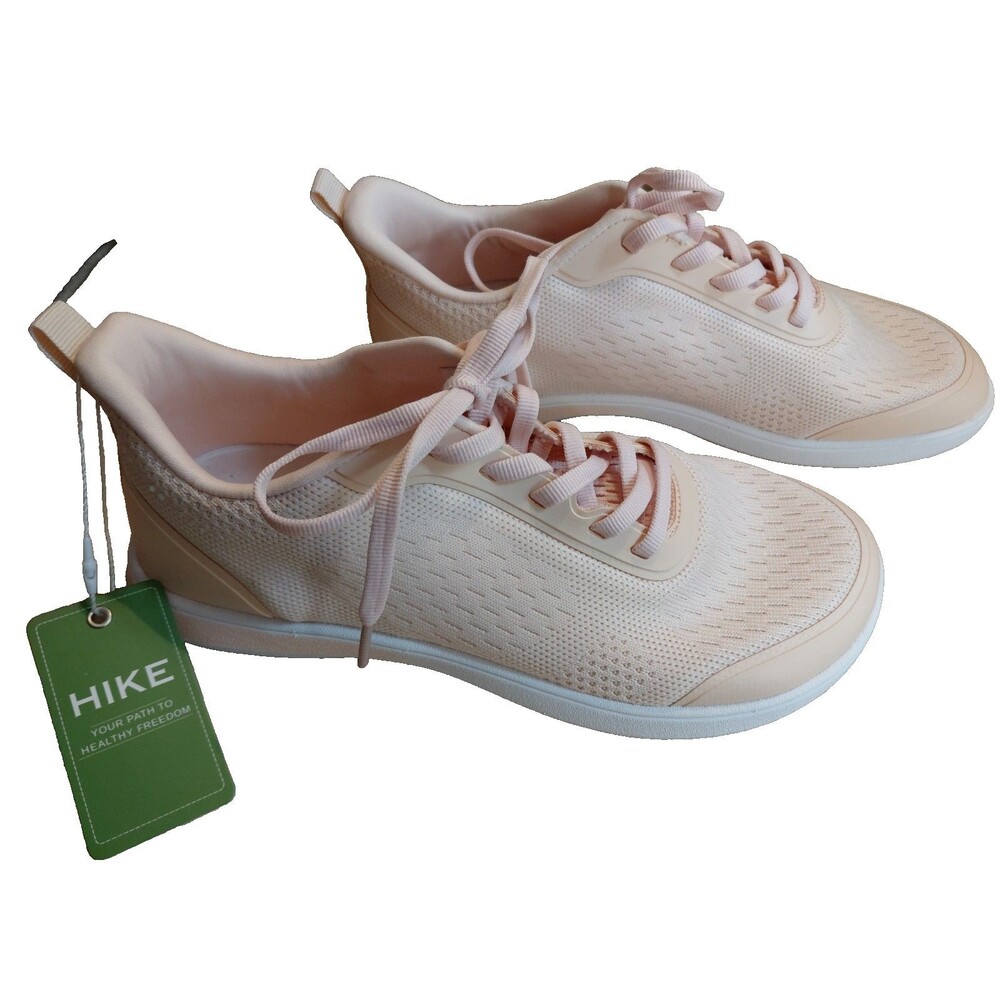 HIKE Wave Womens 6.5 Peach Pink Barefoot Shoes Wide Toe Box Zero Drop NWT